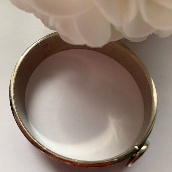 Coach logo slim bangle bracelet black - Picture 3 of 7